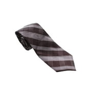 Michael Michael Kors Red Grey Pick-Pick Plaid Tie OS