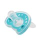 thumbnail image 1 of Chupetes para dormir, productos para bebés, todos de silicona, chupetes para bebés, cabeza redonda, cian Feliz Sencillez, 1 of 1