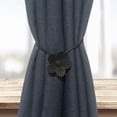 thumbnail image 2 of Flower Shape Magnetic Curtain Tiebacks Simple Operate Alloy Window Decorative Curtain Buckle Home Decor, 2 of 7
