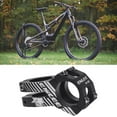 thumbnail image 3 of Bike Stem 31.8x45mm Aluminum Alloy Light Weight Short Handlebar for Mountain Bikes Gear Cycling Parts Accs Black, 3 of 9