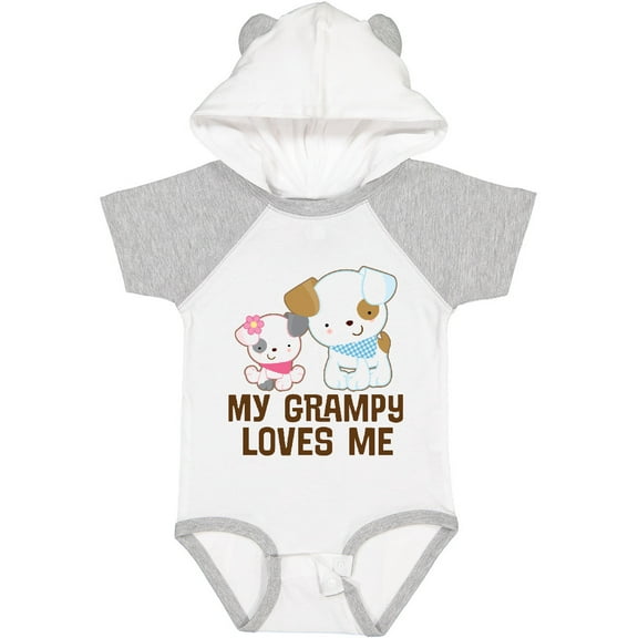 Inktastic My Grampy Loves Me Girls Girls Baby Bodysuit