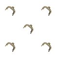 thumbnail image 2 of Wosthever Metal Square Purse Frame Handle Durable with Kiss Hardware Clasp Embossing Accessory Knurling Bags Beads Self-Assembly Lock Type2, 2 of 6