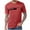 A1-Red Basic Tops for Men, variant on WAENQINLA Vintage Graphic Tees Men Big and Tall Summer Casual T Shirts Short Sleeve Crew Neck Athletic Basic Tops with Pocket Army Green M