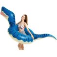 thumbnail image 3 of Inflatable Dinosaur Pool Float Tube for Boys Girls Adults 93'' Beach Swimming Inflatables, 3 of 5