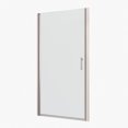 thumbnail image 5 of 30" W x 72" H Pivot Shower Door, Universal Pivot Shower Door with 1/4" Tempered Glass and Chrome Finish, Pivot Swing Shower Glass Door for Bathroom, Open Outside, 5 of 7