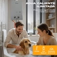 thumbnail image 4 of Calentador De Agua Instantaneo 12 Litros Gutstark Gas Natural Boiler De Paso 12/min, 4 of 9
