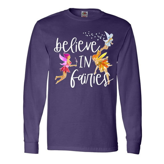 Inktastic Believe in Fairies Long Sleeve T-Shirt
