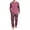 Pink, variant on Men's Halloween Pajama Set Ghost Pumpkin Print Long Sleeve Tops Matching Cozy Sleeppants Nighty Set Cute Funny Costumes