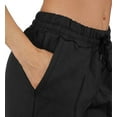 thumbnail image 4 of Bermuda Shorts with Pockets Active Draw string Jersey Summer Shorts, 4 of 5