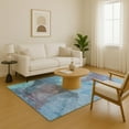 thumbnail image 7 of Addison Rugs Mayfield Premium Machine Washable Transitional Contemporary Blue Rectangle Rug, 10' x 14', 7 of 7
