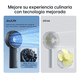 thumbnail image 2 of Ventilador Portátil Recargable 5000mAh 5 Velocidades LED Xtellar Negro, 2 of 3