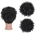 thumbnail image 1 of Messy Curly Bun Hair Piece Large Updo Drawstring Hair Buns Synthetic Curly Ponytail Extension, 1 of 7
