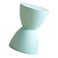 thumbnail image 3 of Reposapiés redondo pequeño otomano compacto creativo decorativo multiusos elegante Verde menta, 3 of 9