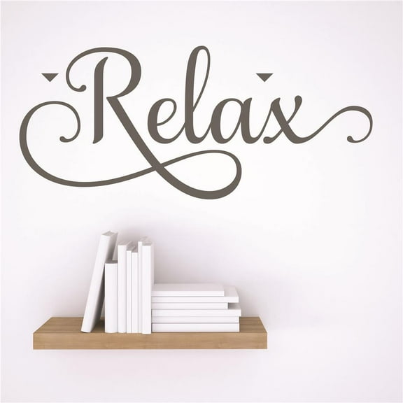 Home Wall Decals Relax Bedroom Stickers DIY Removable Originality Stickers - Size: 5 In x 22 In