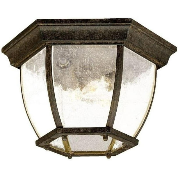 Acclaim 5602bc Sd Flush Mount Collection 3 Light Ceiling Outdoor Fixture Black C Material Cast Aluminum By Brand Com Ceiling Mount Outdoor Light Fixture, Outdoor Lighting Fixture Brands
