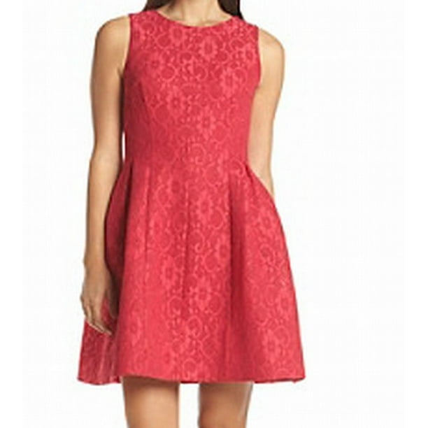 Calvin Klein - Calvin Klein NEW Pink Womens Size 10 Lace Floral Pleated ...