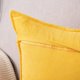 thumbnail image 3 of Juego de 2 Suave Felpilla Decorativo Funda de cojíns Lujo Estilo Fundas de Almohada para el sofá Dormitorio Amarillo Cuadrado, 3 of 4