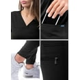 thumbnail image 5 of Adar Pro Movement Booster Scrub Set For Women - Sweetheart V-Neck Scrub Top & Yoga Jogger Scrub Pants, 5 of 7