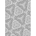 thumbnail image 1 of Ahgly Company Machine Washable Indoor Rectangle Transitional White Smoke Area Rugs, 8' x 10', 1 of 7