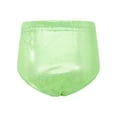 thumbnail image 2 of Linjinx Kids Girls Shiny Dance Briefs Stage Performance Cheerleading Bottom Ballet Yoga Active Shorts Fluorescent Green 150, 2 of 7