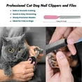 thumbnail image 5 of Hoolife Pet Grooming Brush Kit, 8 Pcs for Shedding & Matted Fur, with Flea Comb and Dog Bath Brush, Cat Dog Brush Grooming Kits, Pink, 5 of 8