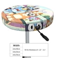 thumbnail image 4 of Lsque Bluey Round Bar chair cushion covers Velvet Fabric Premium Comfort Protects from Scratches and Stains for 14-17 Inch Chair- 14 inch, 4 of 7
