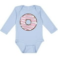 thumbnail image 3 of Inktastic Pink Donut, Donut Frosting, Donut Icing, Glaze Boys or Girls Long Sleeve Baby Bodysuit, 3 of 5