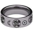thumbnail image 4 of Elemental Wizard Tungsten Carbide Ring, 4 of 9