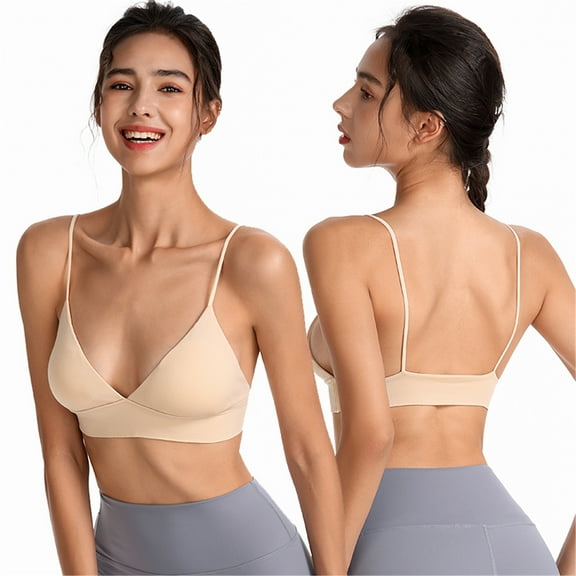 Sokhug Women Plus Size Bras Seamless Comfortable Yoga Wireless Underwear