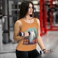 thumbnail image 6 of Womens Workout Tank Tops, Halloween Ghost Pumpkins Racerback Tank Tops Quick Dry Vest Sleeveless Athletic Yoga Gym, 6 of 7