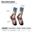 thumbnail image 4 of Zufioo Stylish Kangaroo In Suit Print Thigh High Socks,Knee High Socks For Women and men,Over the Calf Tube Socks.Athletic Socks, 4 of 6