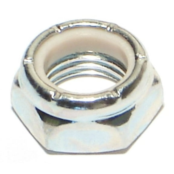 7/16"-20 Zinc Grade 2 Nylon Insert Lock Nuts LKNUT-110 (10 pcs.)