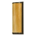 thumbnail image 2 of Meyda 147740 7 in. Cilindro Wall Sconce, Beading Around Edge Craftsman Brown, 2 of 4