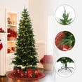 thumbnail image 2 of 6Ft Pre-Lit Green Slim Artificial Christmas Tree with 8 Light Functions, 2 of 10