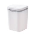 thumbnail image 1 of Desktop Trash Can with One-Touch Lid 1.5L, Small Covered Mini Table Bin for Office Bedroom, Removable Base Easy Cleaning, 1 of 7