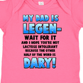 thumbnail image 4 of Inktastic Legendary Dad Boys or Girls Baby Bodysuit, 4 of 5