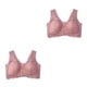 thumbnail image 3 of Sonducket Front Beauty Back Cómodo sujetador, 5D Push Up No Beauty Back Sports Cómodo sujetador, Womens Casual Comfort Lace bra. Rosa M Rosa METRO 2piezas, 3 of 6