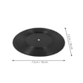thumbnail image 2 of FOMIYES 6Ud Discos De Vinilo Decorativos Negros Para Pared Ambiente Retro En Casa Y Cafés, 2 of 8