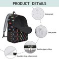 thumbnail image 4 of Starry Night Backpack, Comfortable and Stylish with Cosmic Art and Functional Storage Space, 4 of 5