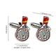 thumbnail image 2 of Casco y balón de fútbol Cuff Links para hombre, aleación, 2 of 2