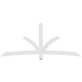thumbnail image 4 of 96"W x 40"H x 2"D x 4"F, 10/12 Pitch, Davenport Architectural Grade PVC Gable Bracket, 4 of 8