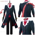 thumbnail image 4 of Disfraz de Anime Hazbin Cos para Hotel, ALASTOR Hazbin, Angel Dust, CHARLIE Vox, Lucifer, uniforme de Halloween, traje Hazbin para Hotel, 4 of 5
