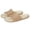 Flax Tan/Bone White, variant on Unisex Adult Spencer Lx Wanderfoam Slide Sandals Eva Lightweight Open Toe Slip on Sandals Durable Eva Outsole