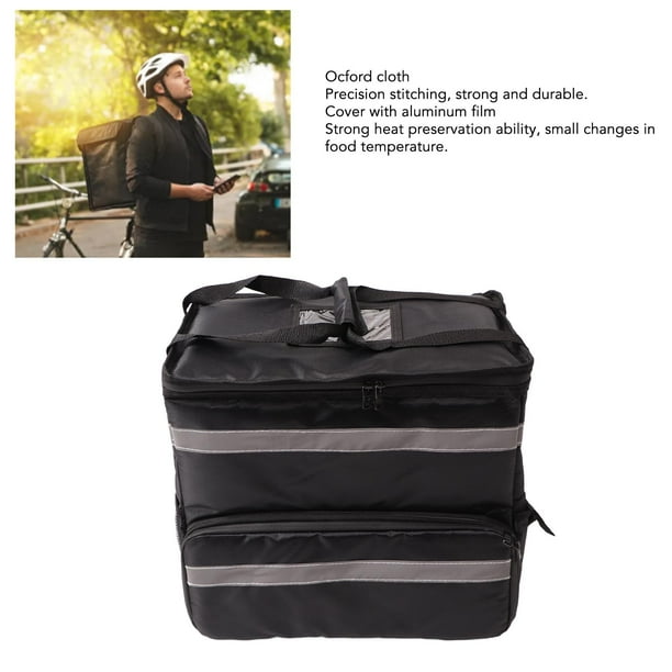 Mochila termica para entrega de alimentos gran capacidad con costuras precisas mochila termica con pelicula de aluminio capa expandible de 50 litros con 2 particiones para ANGGREK Otros Walmart en lin...