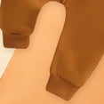 thumbnail image 6 of Quealent Newborn Baby Boy Clothes Set 2pcs Long Sleeve Top and Pants Suit Toddler Baby Fall Winter Clothes (Beige, 2-3 Years), 6 of 7