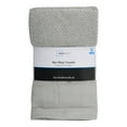 Mainstays 6Piece Bar Mop Kitchen Towel Set, Solid Grey