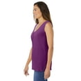 thumbnail image 3 of Woman Within Plus Size Perfect Sleeveless Shirred V-Neck Tunic, 3 of 5
