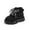 Black, variant on Girls Boots,Short Boots for Fall Winter Soft Sole Outdoor Activities Comfortable Kids Footwear Durable Lightweight Design,Toddler Boots,Pink,4-4.5 Years
