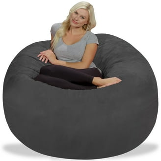 Chill Sack Bean Bag Chair, Memory Foam Lounger with Ultra Fur