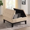 thumbnail image 4 of Atkinson Fabric Storage Ottoman, Beige, 4 of 6